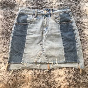 Two-toned PacSun Denim Skirt